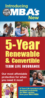 MBA 5 Year Renewable and Convertible Term Life