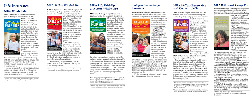MBA Brochures, Applications and Forms National