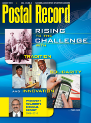 The Postal Record: August 2010 (Vol. 123, No. 8)